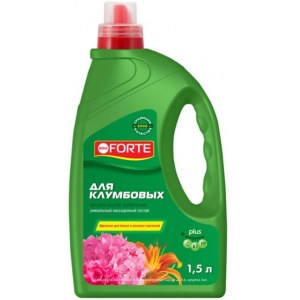 Удобрение Bona Forte для клумбовых цветов и розовых гортензий (1,5 л)